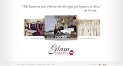 Desktop Screenshot of glamevents.it